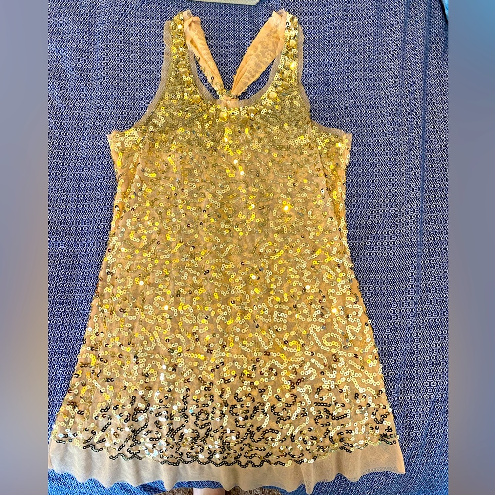 Sequined sleeveless top